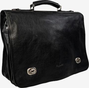bupell Messenger 'Ernesto' in Schwarz: Vorderseite