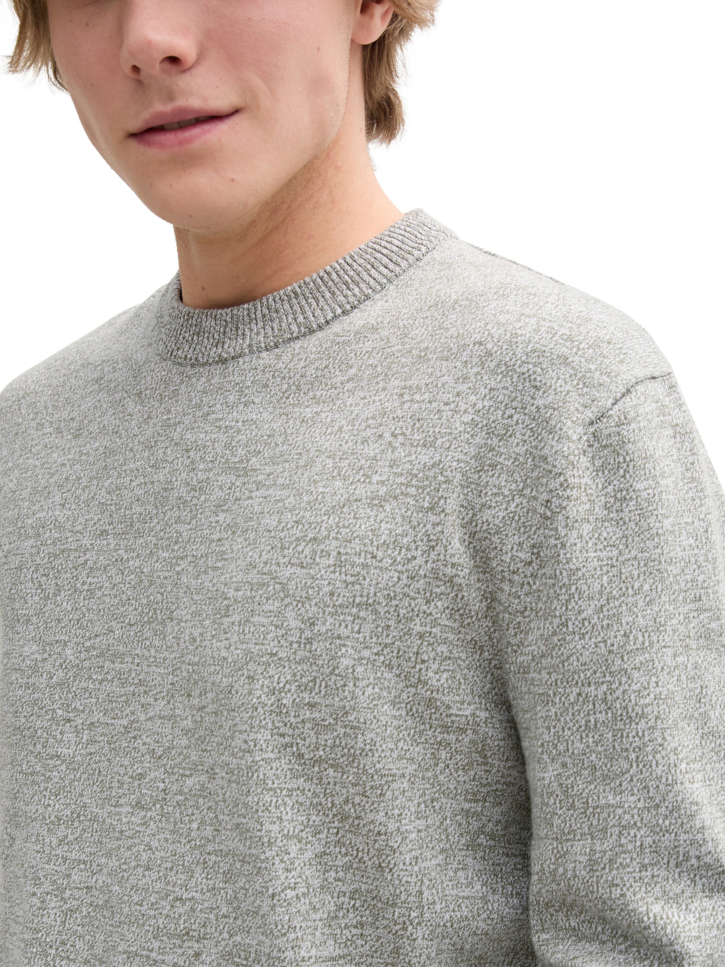 TOM TAILOR DENIM Πουλόβερ σε πράσινο