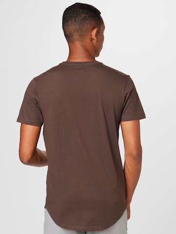 ruda JACK & JONES Standartinis modelis Marškinėliai