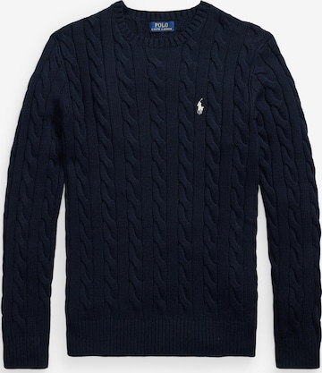 Polo Ralph LaurenRegular Fit Pulover 'DRIVER' - plava boja: prednji dio