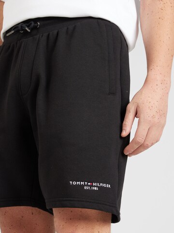 TOMMY HILFIGER Regular Broek in Zwart