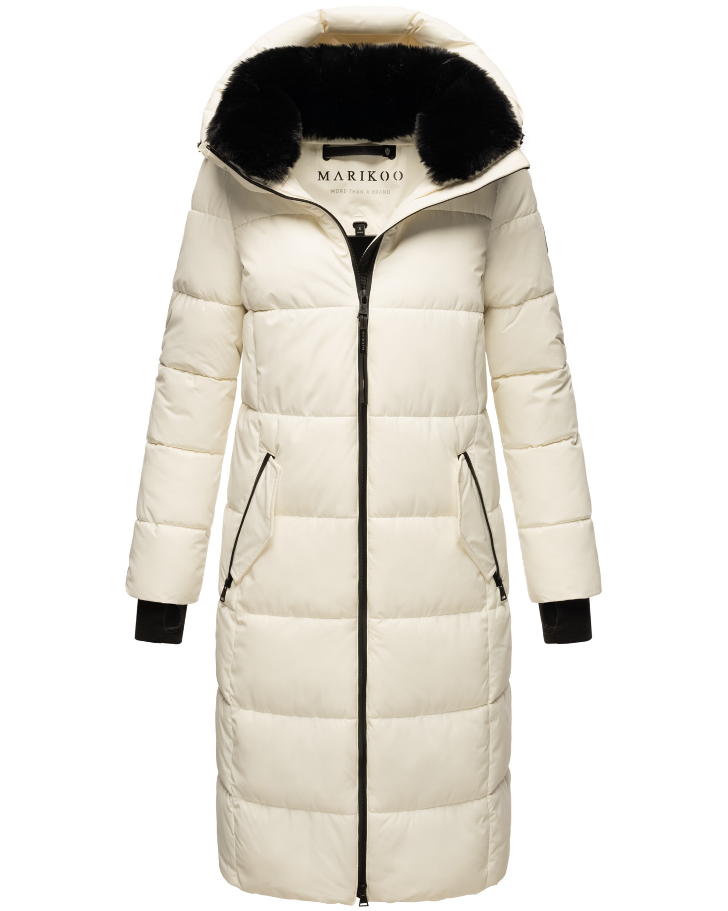 MARIKOO Zimný kabát 'Zuraraa XVI' - Biela
