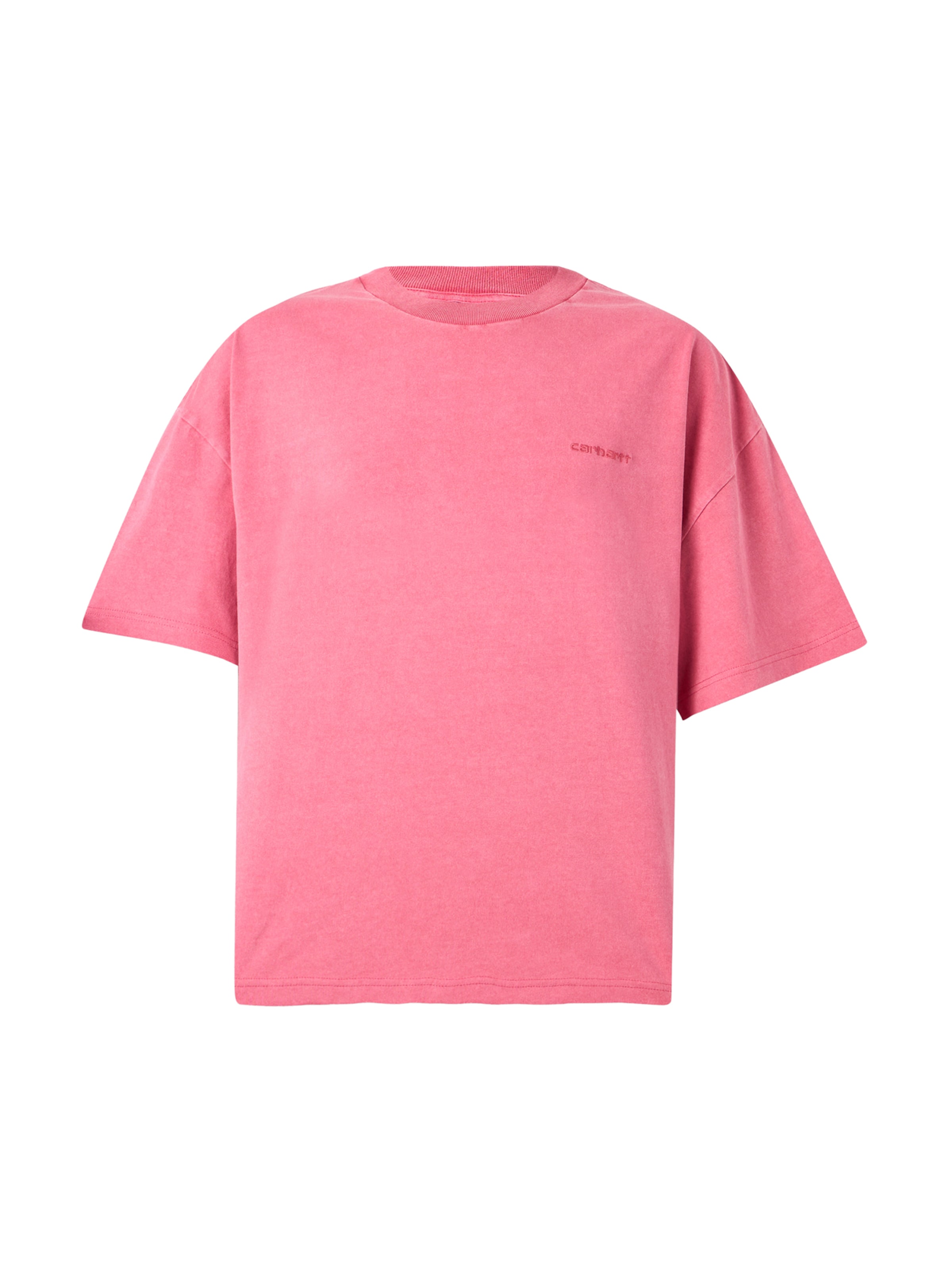 Tricou 'Benton' de la Carhartt WIP pe roz: față