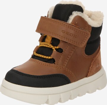 GEOX Snow Boots in Beige: front