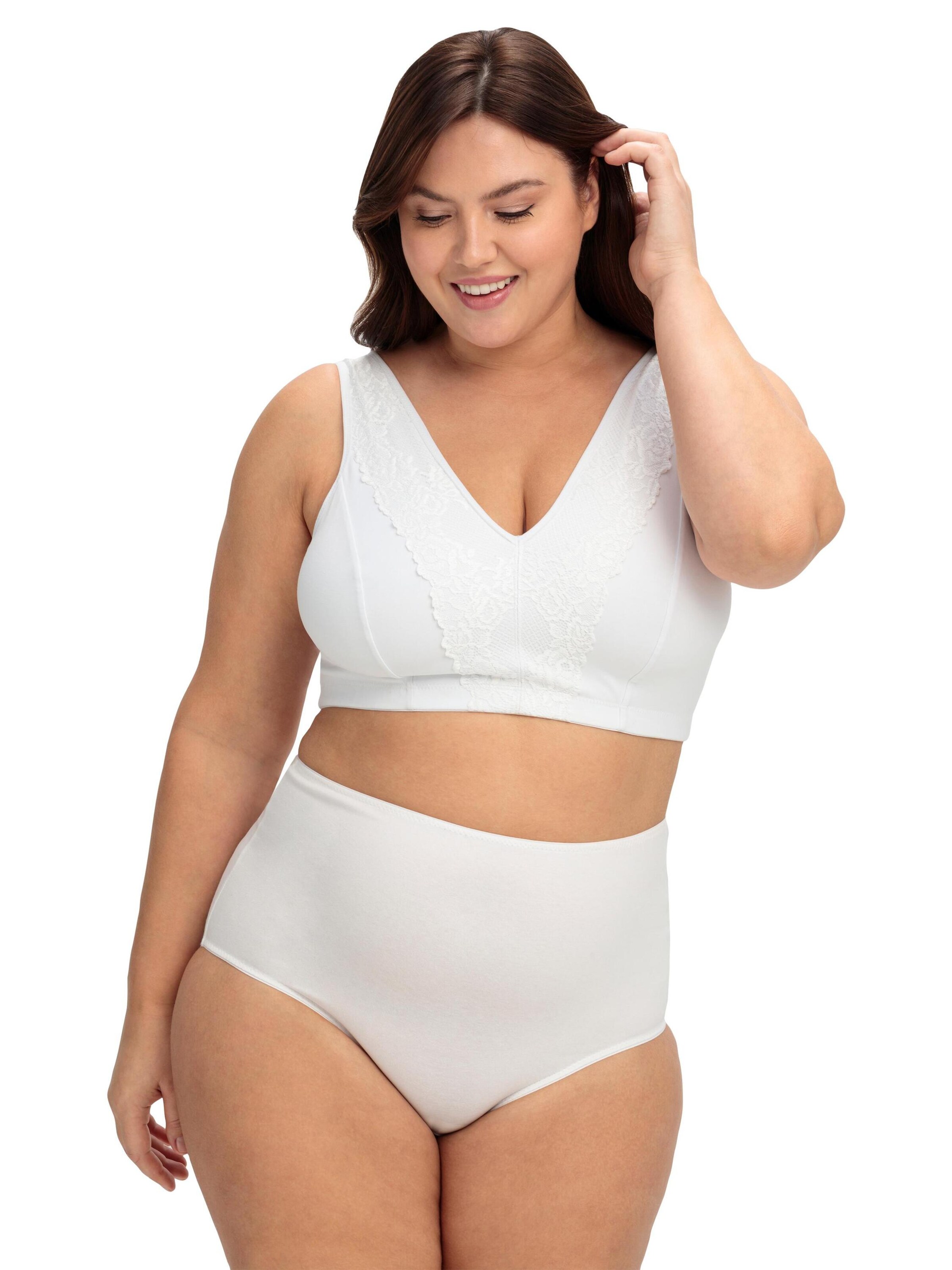 Bustieră Sutien de la SHEEGO pe alb