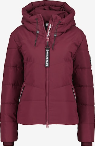 alife & kickin Winterjas 'Michaela' in Rood: voorkant