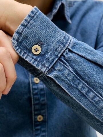 Jacks & Jones Regular Fit Hemd‌‌‌‌ in Blau