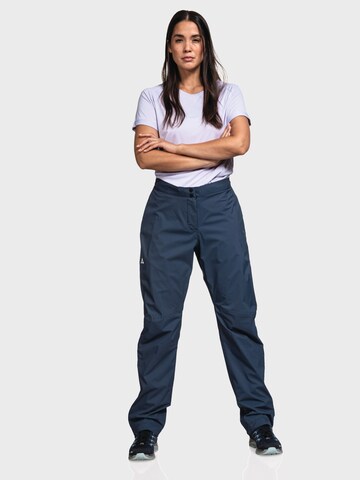 Schöffel Regular Outdoor trousers 'Tegelberg' in Blue