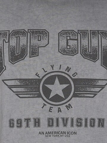 TOP GUN Shirt 'TG25023' in Grey