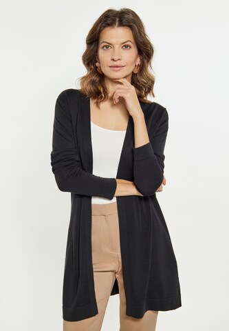 Usha Knit Cardigan in Black: front