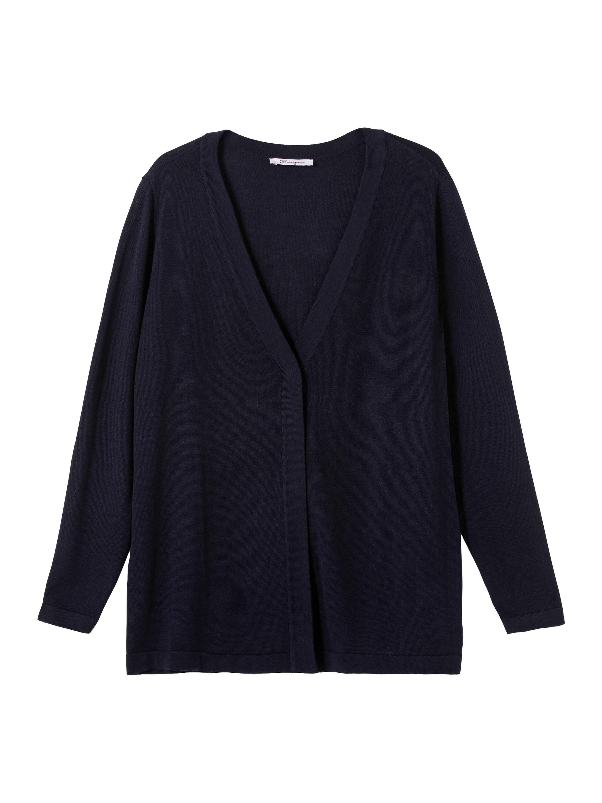 SHEEGO Strickjacke in Blau: Vorderseite