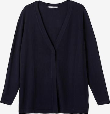 Cardigan SHEEGO en bleu : devant