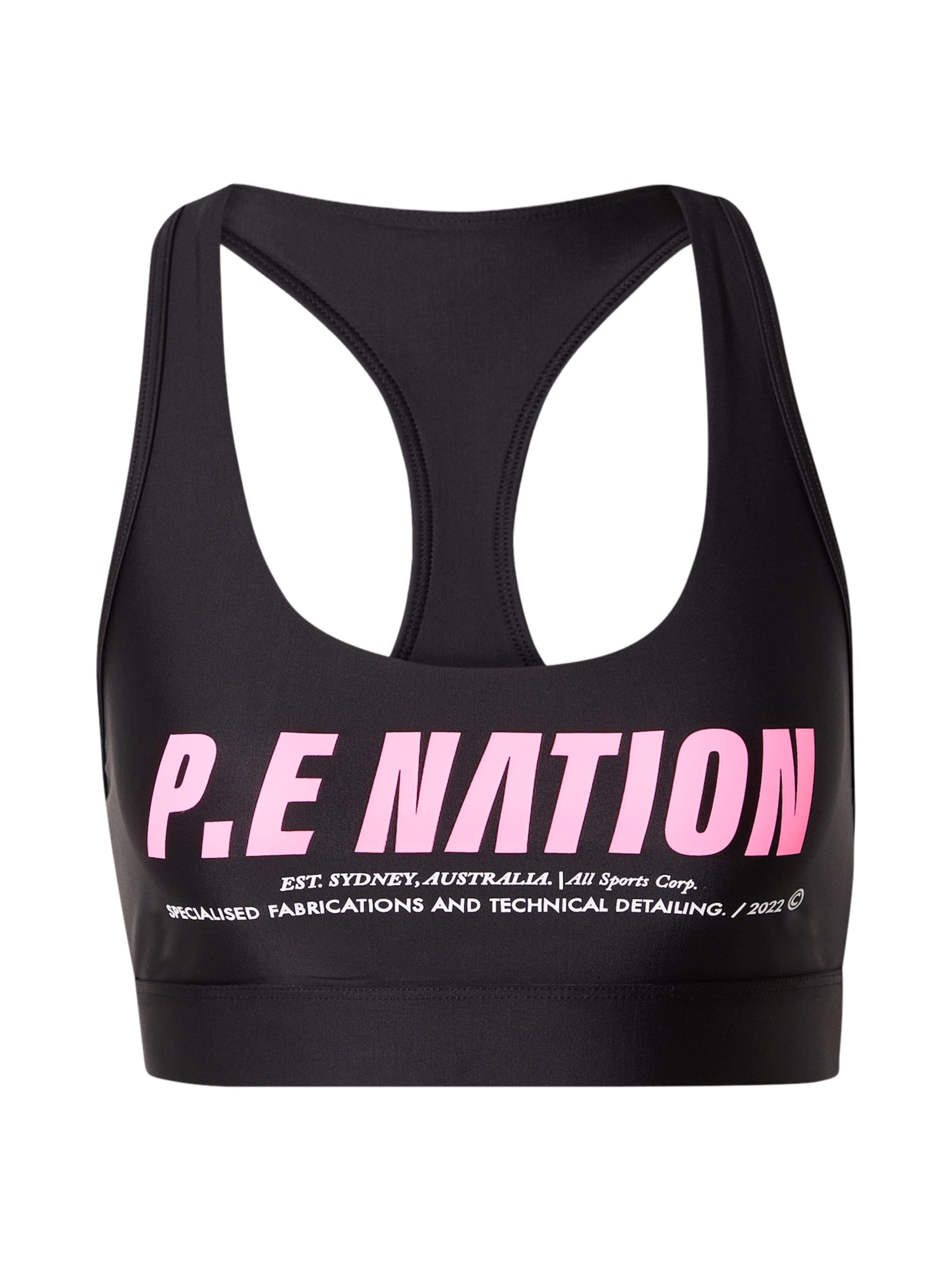 Bustino Reggiseno 'IN PLAY' di P.E Nation in nero: frontale