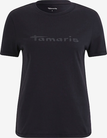 TAMARIS Shirt in Schwarz: predná strana