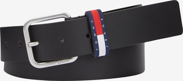 Ceinture 'Ryan' Tommy Jeans en noir : devant