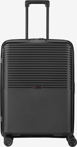 Pack Easy Trolley 'Jet ' in Schwarz: Vorderseite