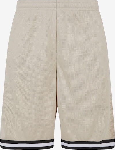 Urban Classics Hlače u boja pijeska / crna / bijela, Pregled proizvoda