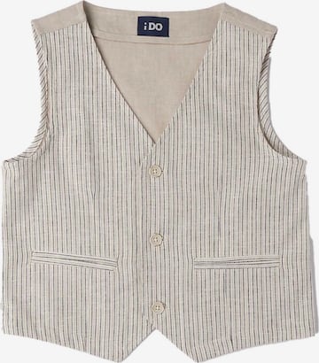 IDO COLLECTION Vest in Beige: front