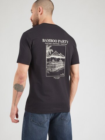 T-Shirt Marc O'Polo en noir : devant