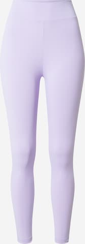 Urban Classics Skinny Leggings in Purple: front