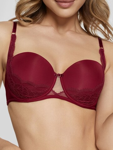 Marc & André Balconette Bra in Red