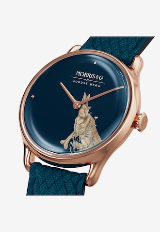 August Berg Analoog horloge in Blauw