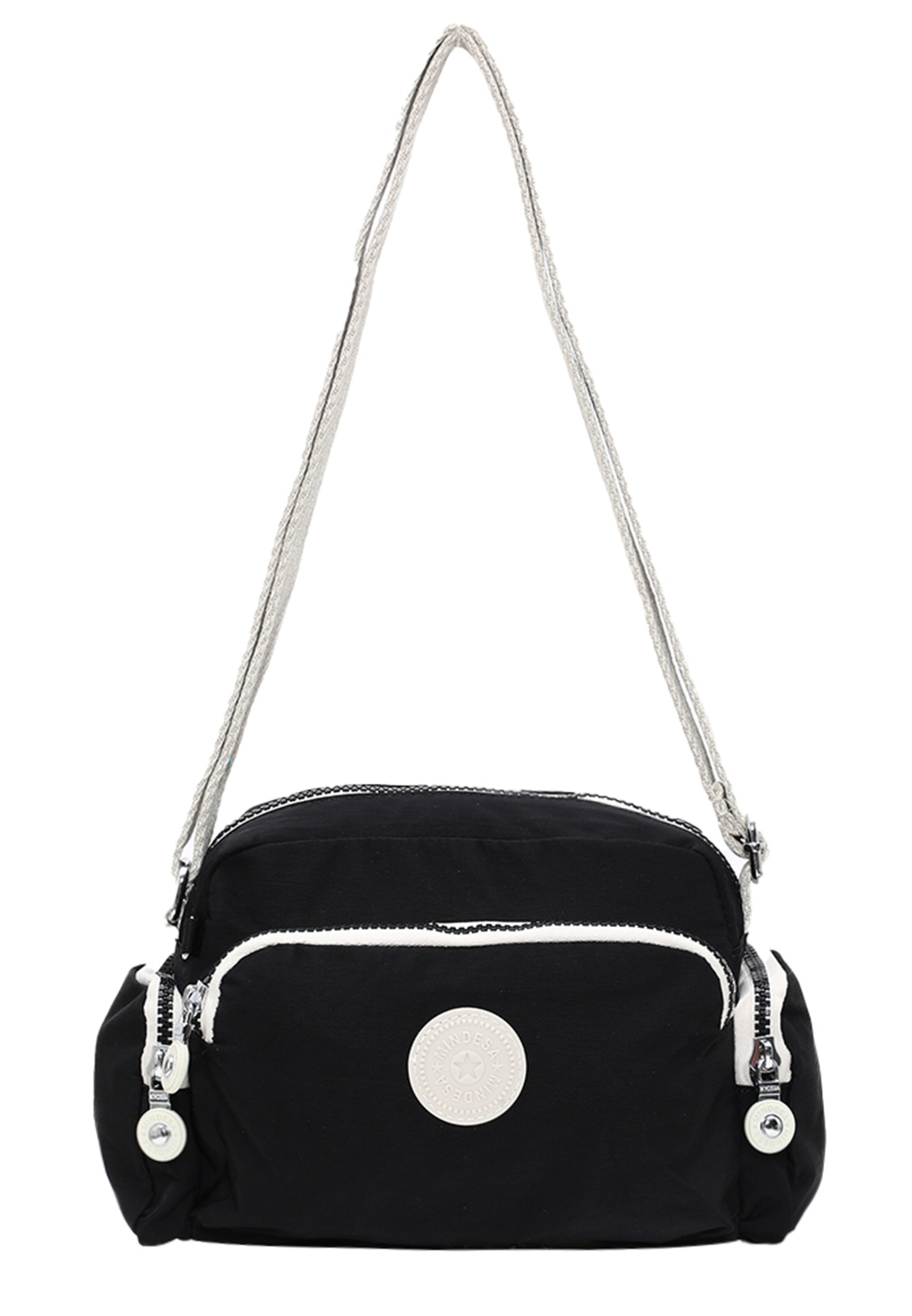 Mindesa - Mala de ombro em preto: frente