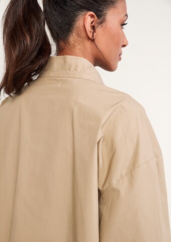 comma casual identity Bluse in Beige