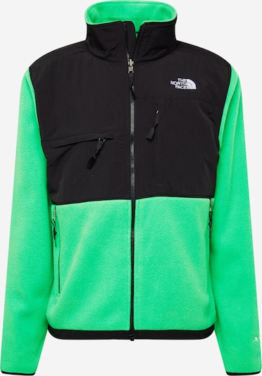 THE NORTH FACE Veste en polaire fonctionnelle 'DENALI' en vert / noir / blanc, Vue avec produit