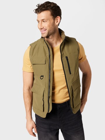 BURTON MENSWEAR LONDON - Chaleco en verde: frente