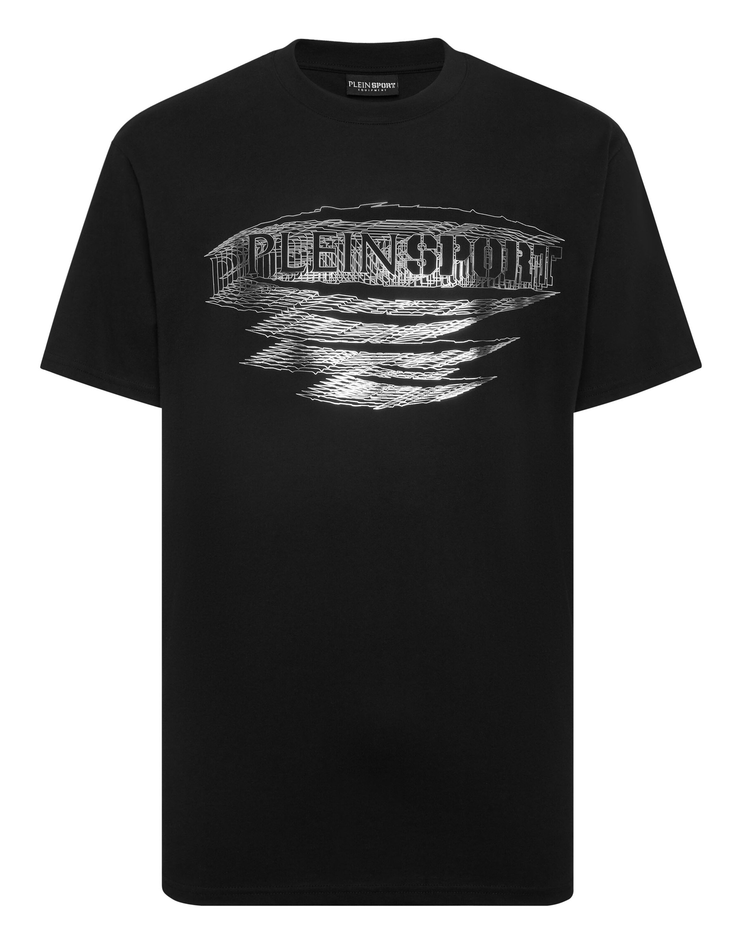 T-Shirt Plein Sport en noir : devant