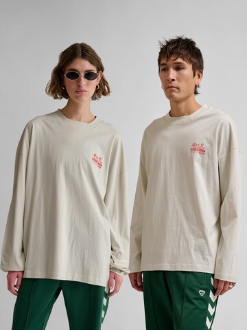 T-Shirt 'BEES STADIUM' Hummel en gris : devant