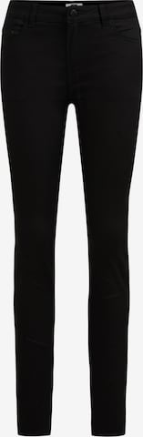 WE Fashion Skinny Jeans in Zwart: voorkant