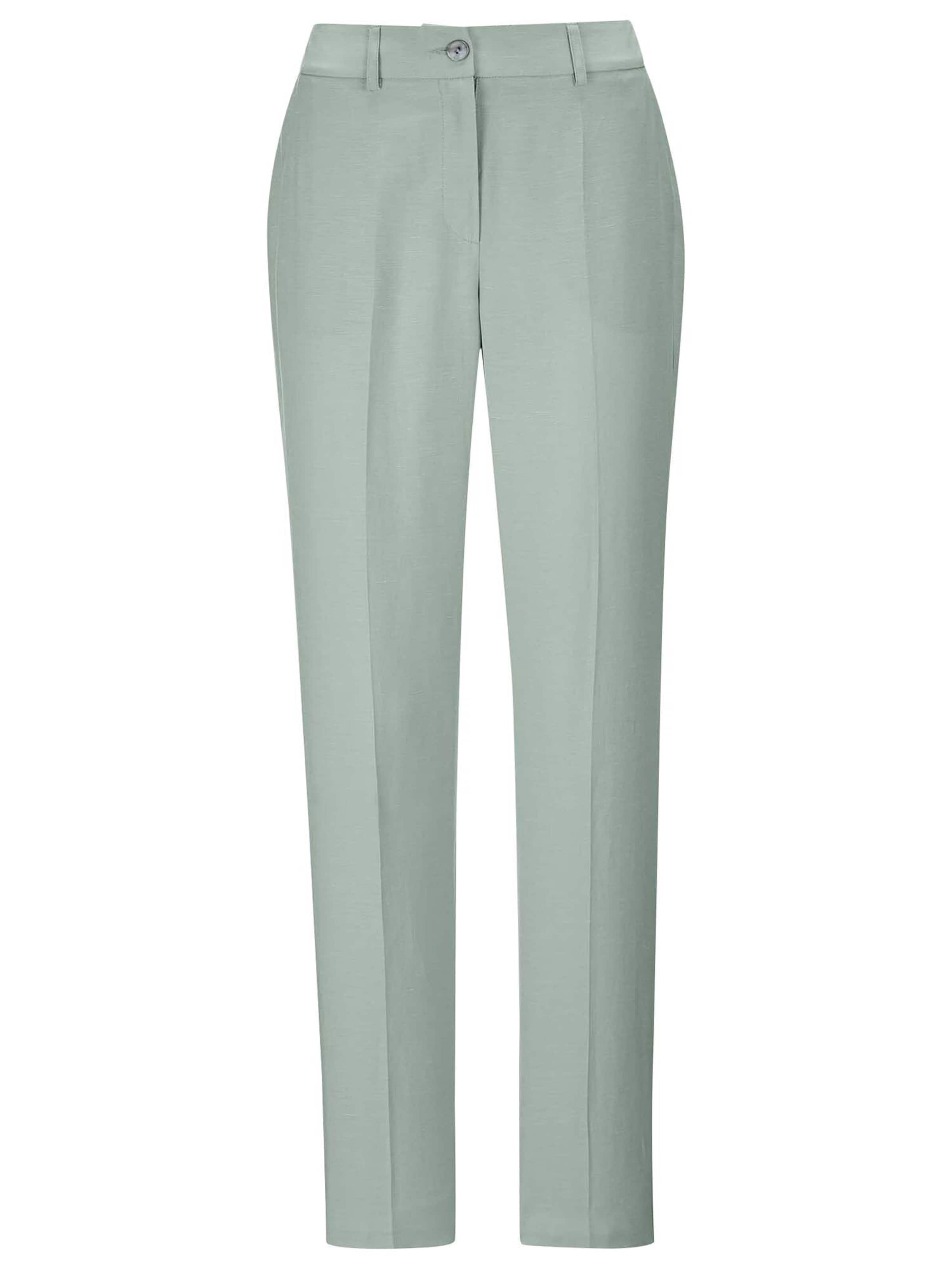 MADELEINE Regular Hose in Grün: Vorderseite