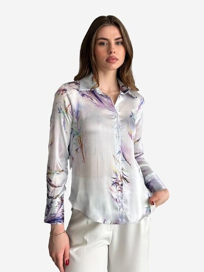 My fashion Pluus S suuruses kollane / roheline / tumelilla / valge, Tootevaade
