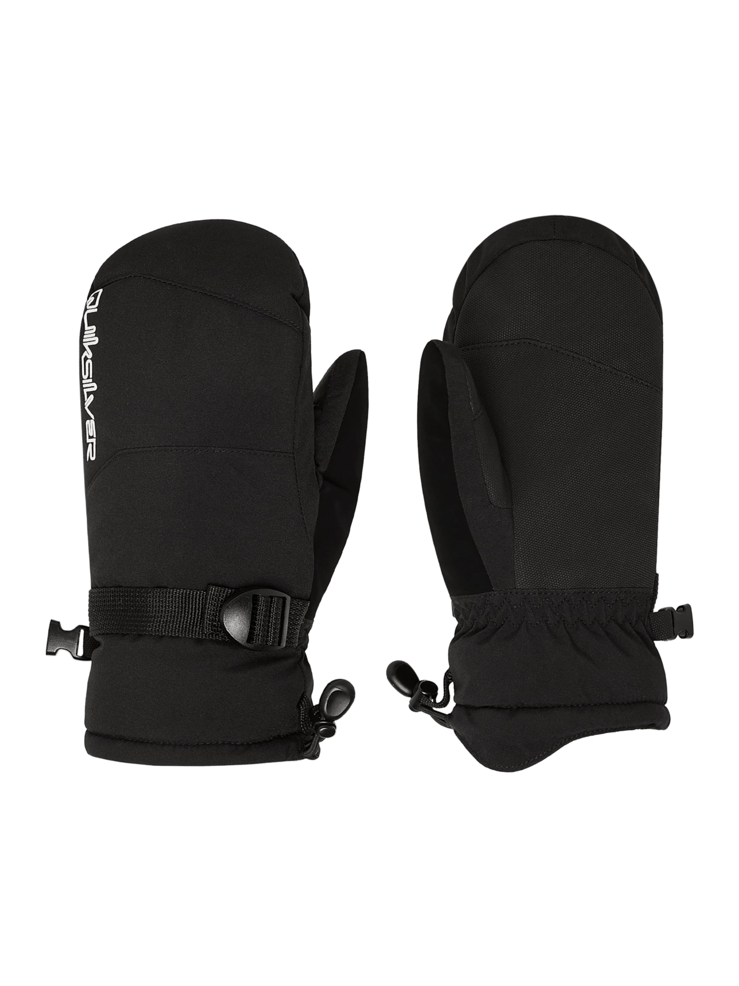 QUIKSILVER Athletic Gloves in Black: front