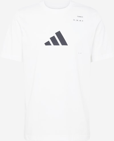 ADIDAS PERFORMANCE T-Shirt fonctionnel en noir / blanc, Vue avec produit