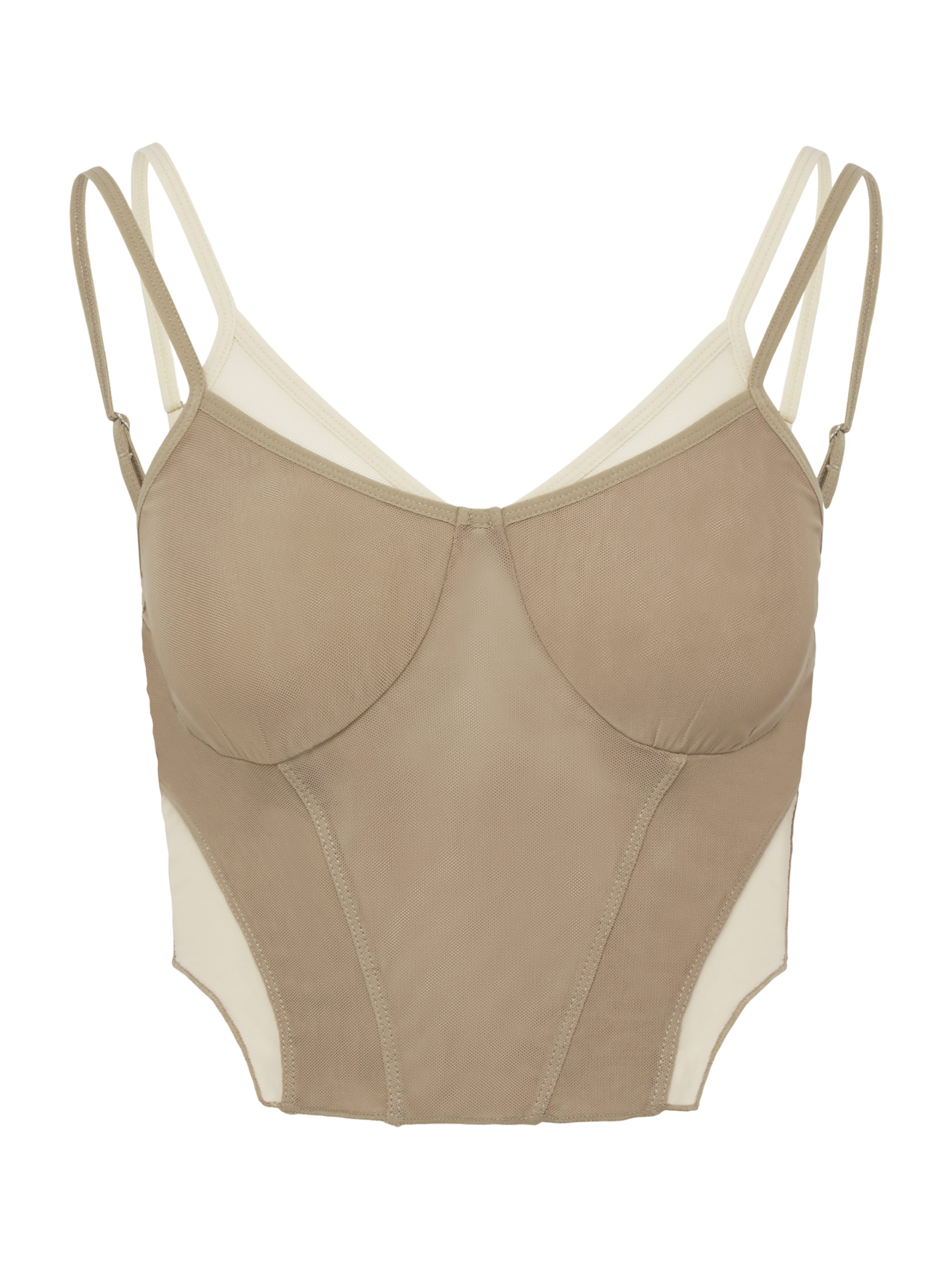 LeGer by Lena Gercke Top 'Chinara' in Beige: Vorderseite
