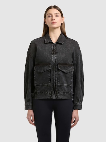 khujoPrijelazna jakna 'Nelina' - crna boja