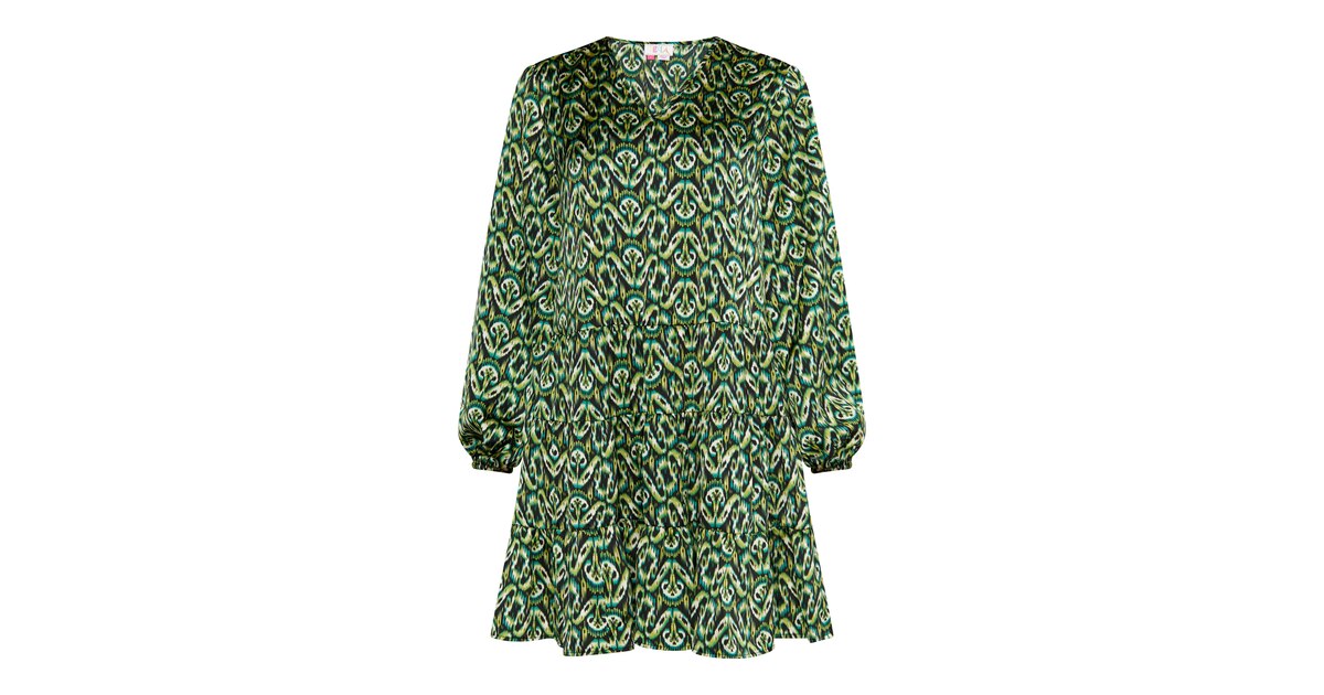 IZIA Kes mekko Gaya V riss Vihre ABOUT YOU izia-kes-mekko-gaya-v-riss-vihre-about-you