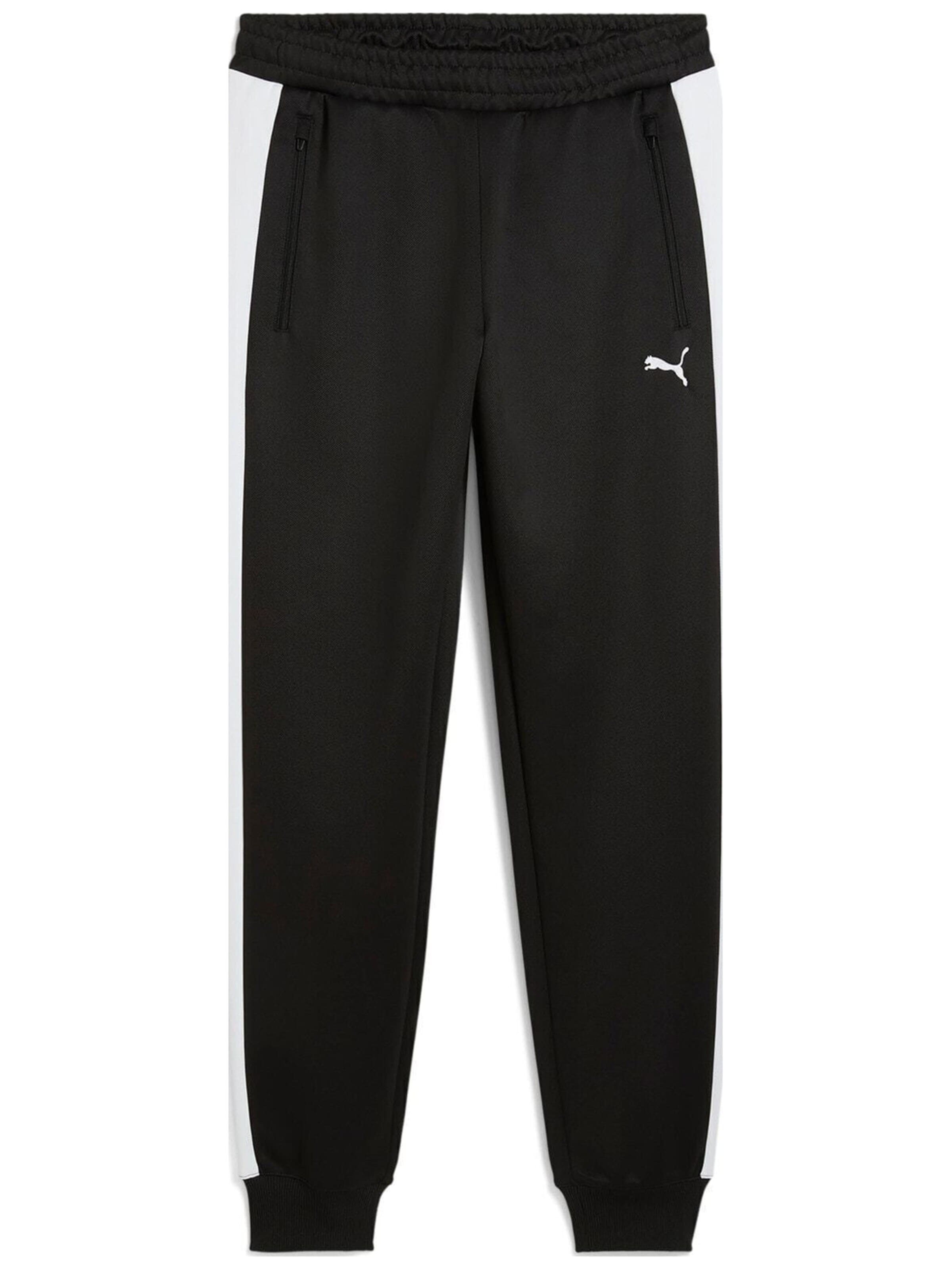 regular Pantaloni sportivi 'T7 Always On' di PUMA in nero: frontale