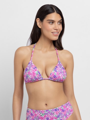 Triangle Hauts de bikini Dorina en violet : devant