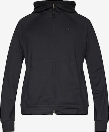 NIKE Urheilullinen collegetakki värissä musta: etupuoli
