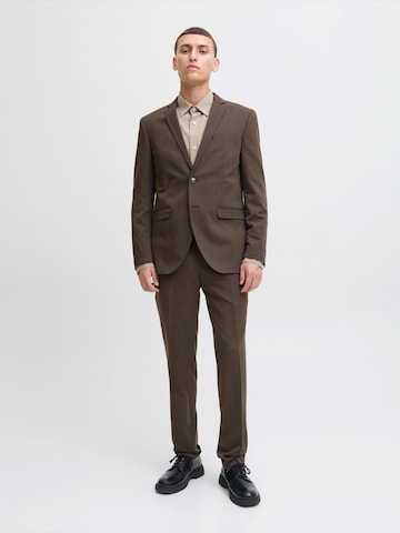 JACK & JONES Slim fit Business-colbert 'JPRFranco' in Bruin