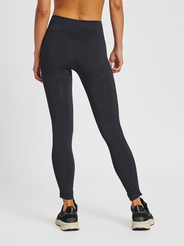 Skinny Pantalon de sport Hummel en noir