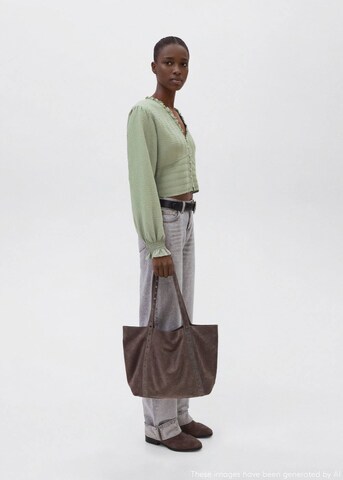 MANGO TEEN Blouse 'Breeze' in Green