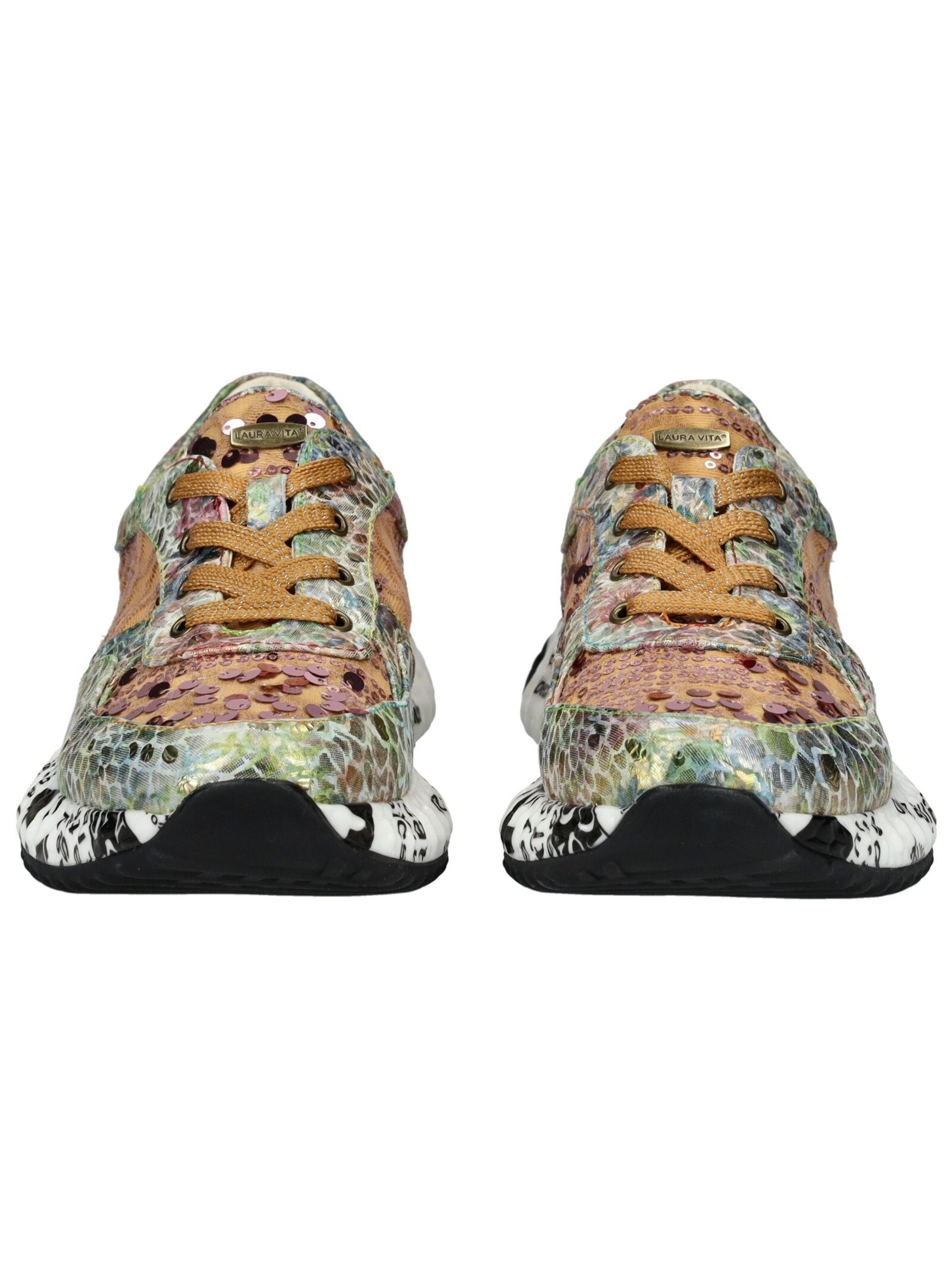 Laura Vita Platform trainers in Brown