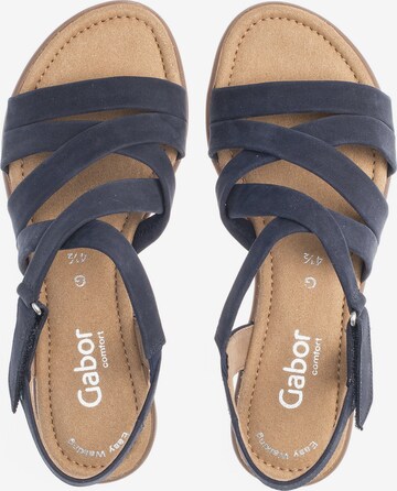 GABOR Strap Sandals in Blue