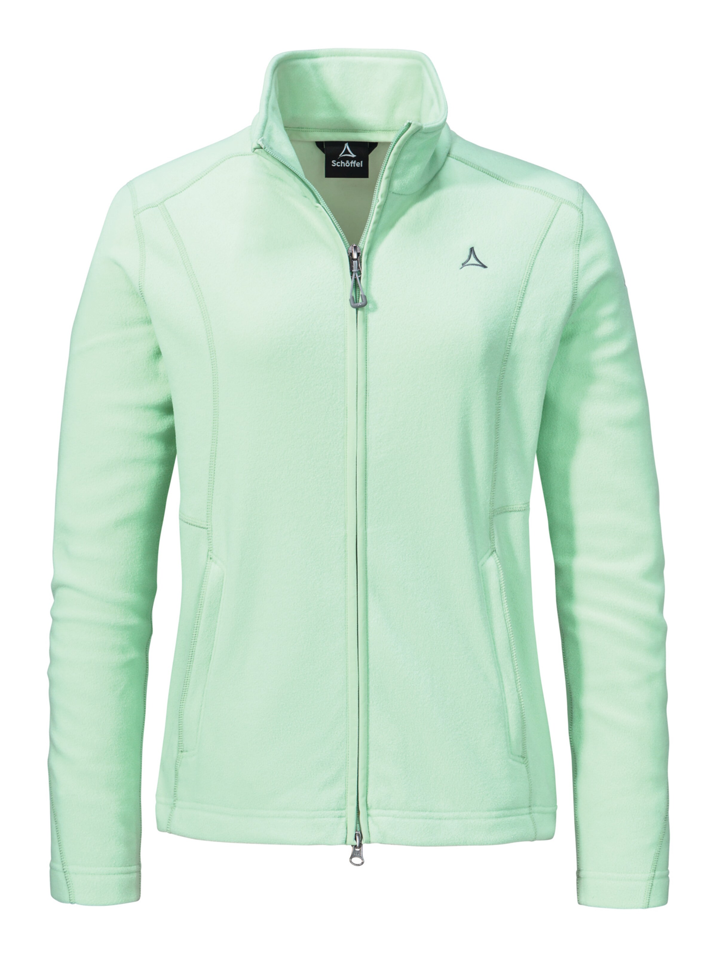 Schöffel Functionele fleece jas 'Leona3' in Groen: voorkant