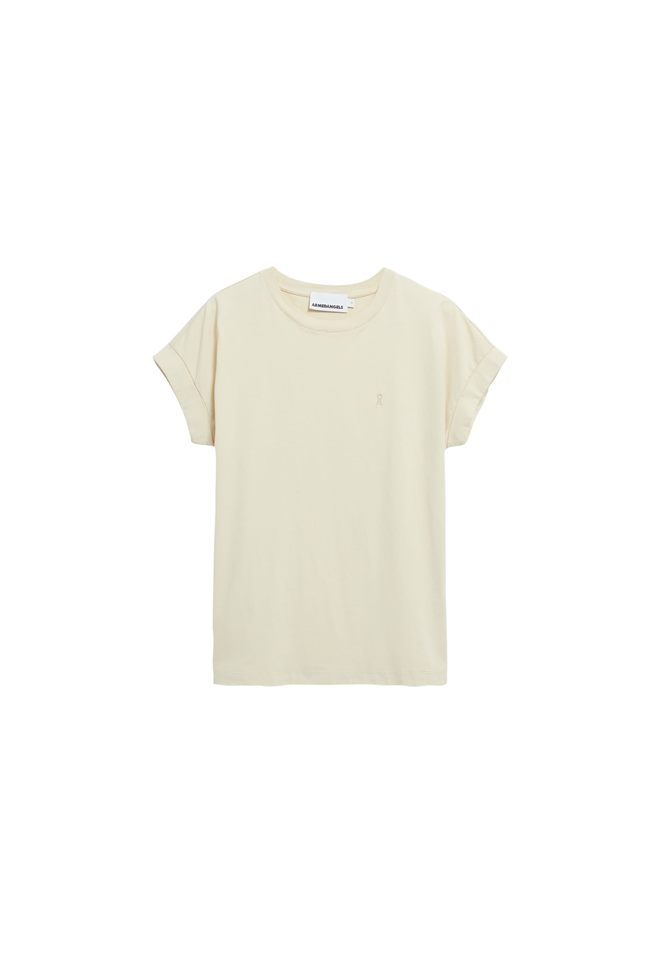 ARMEDANGELS T-shirt en jaune clair, Vue avec produit